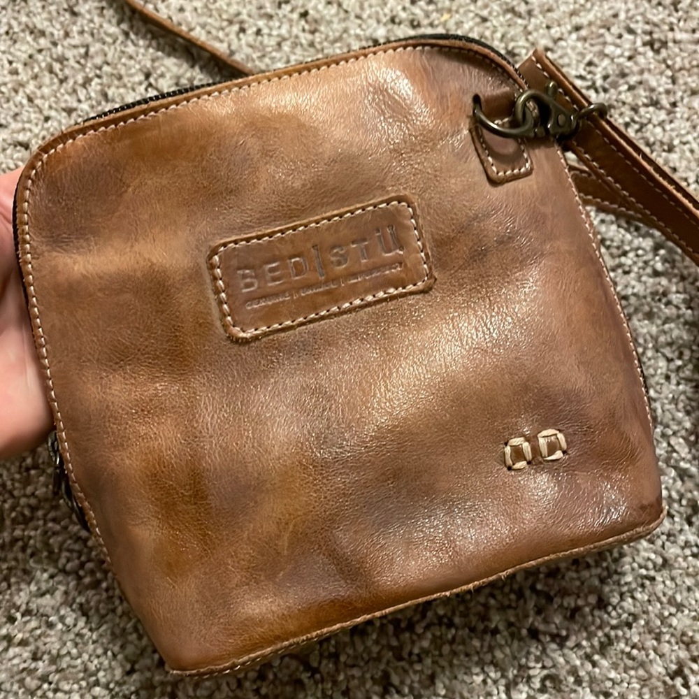 Bed Stu Leather Ventura Crossbody Bag
